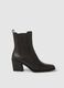 Black Ankle Boots with Comfortable Heel_0