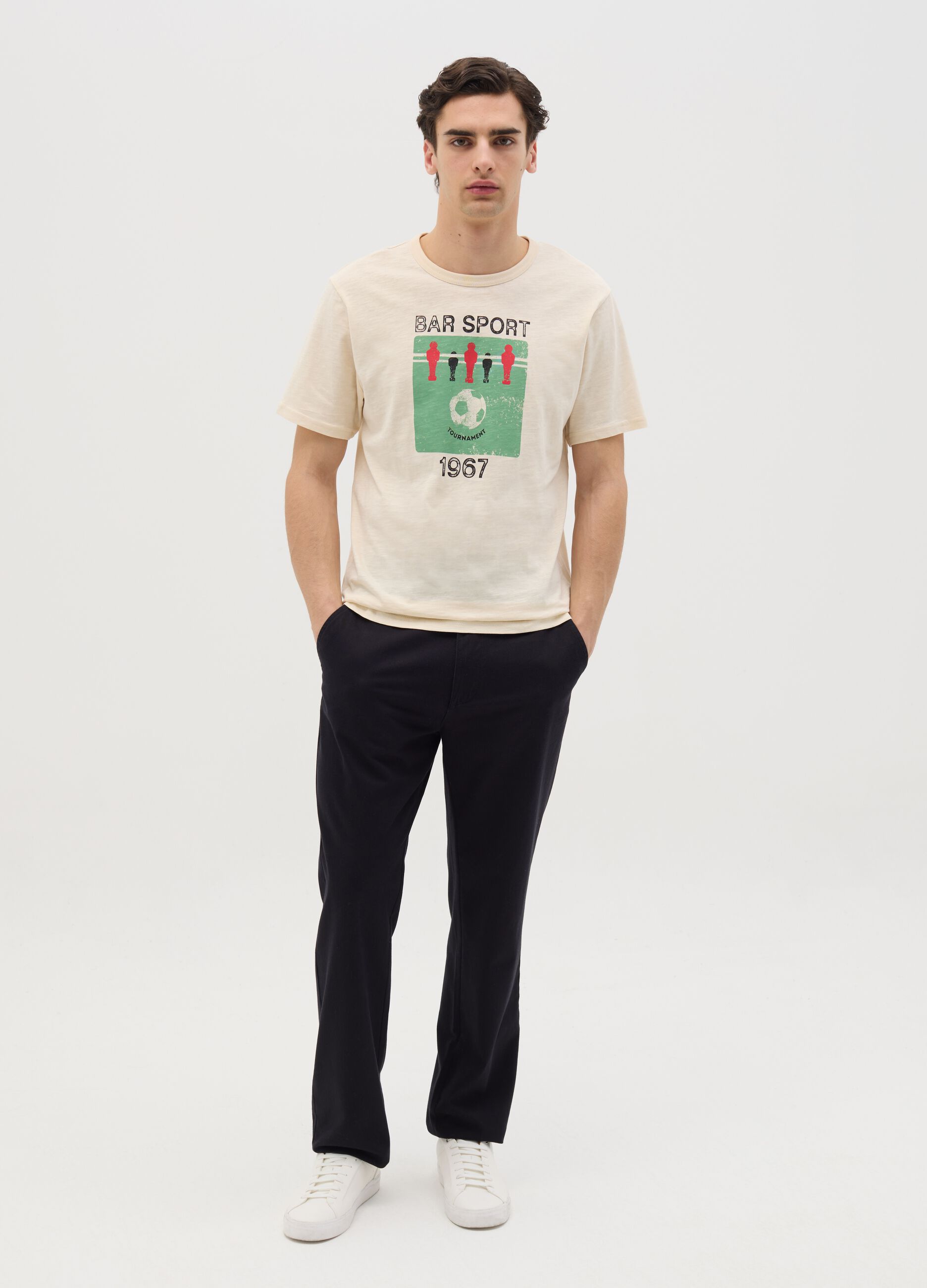 "Bar Sport 1967" table football T-shirt in cotton
