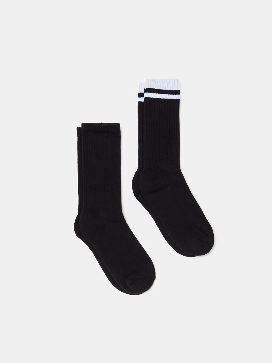Two-pair pack midi tennis socks_0