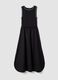 Brown midi dress in stretch cotton_4