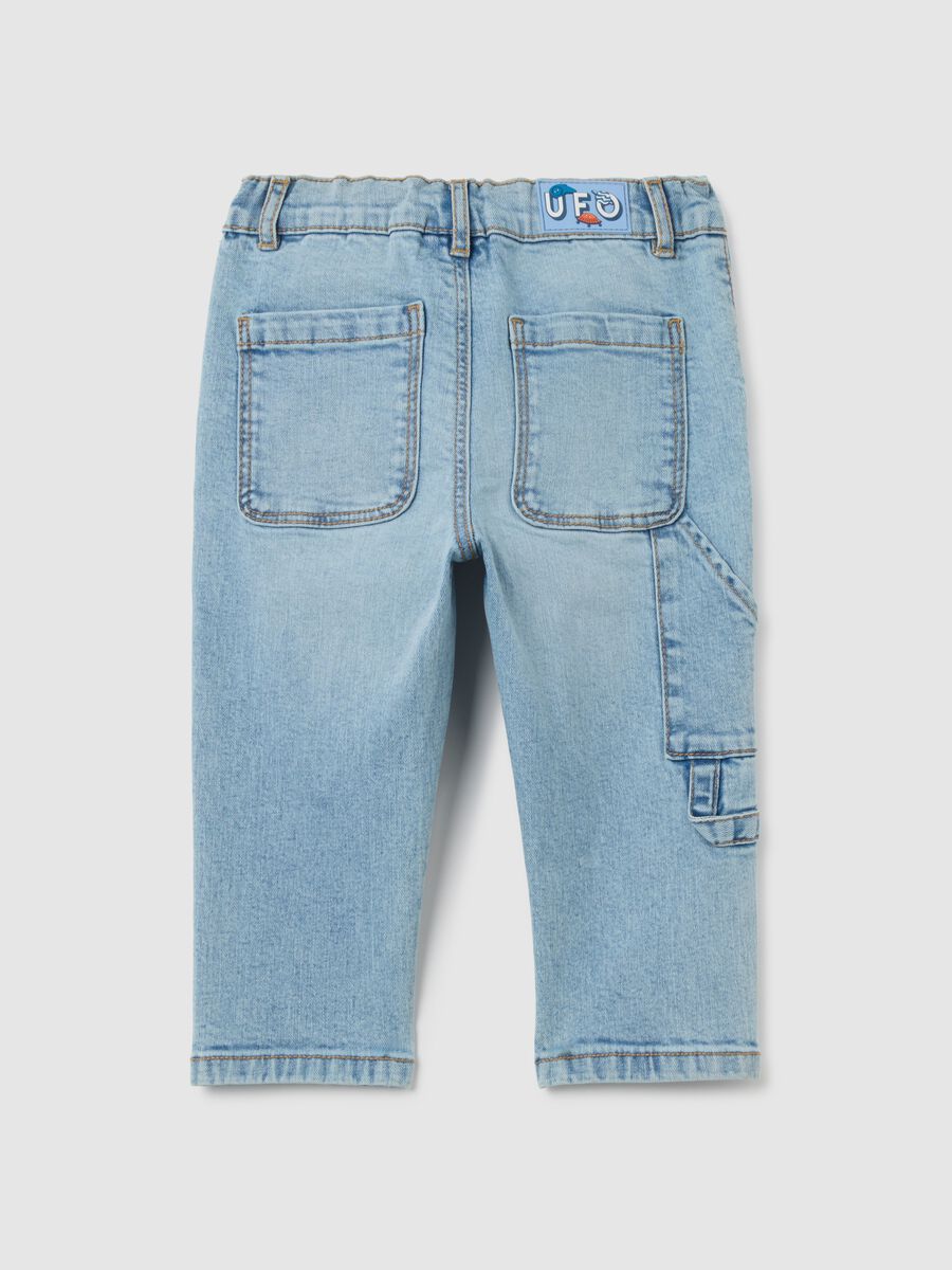 Light Denim Baby Trousers Regular Fit_1