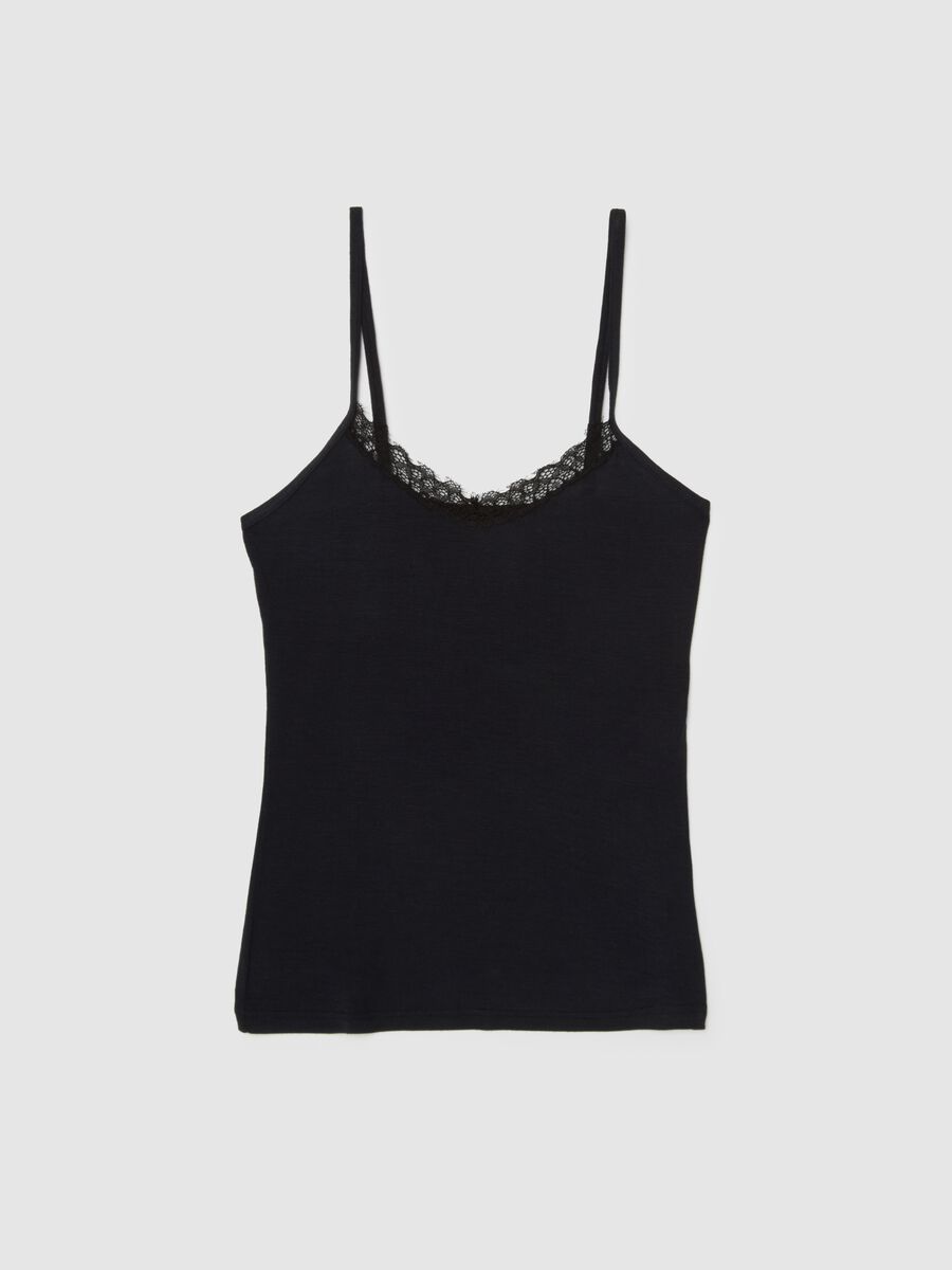 Canottiera nera regular fit_4