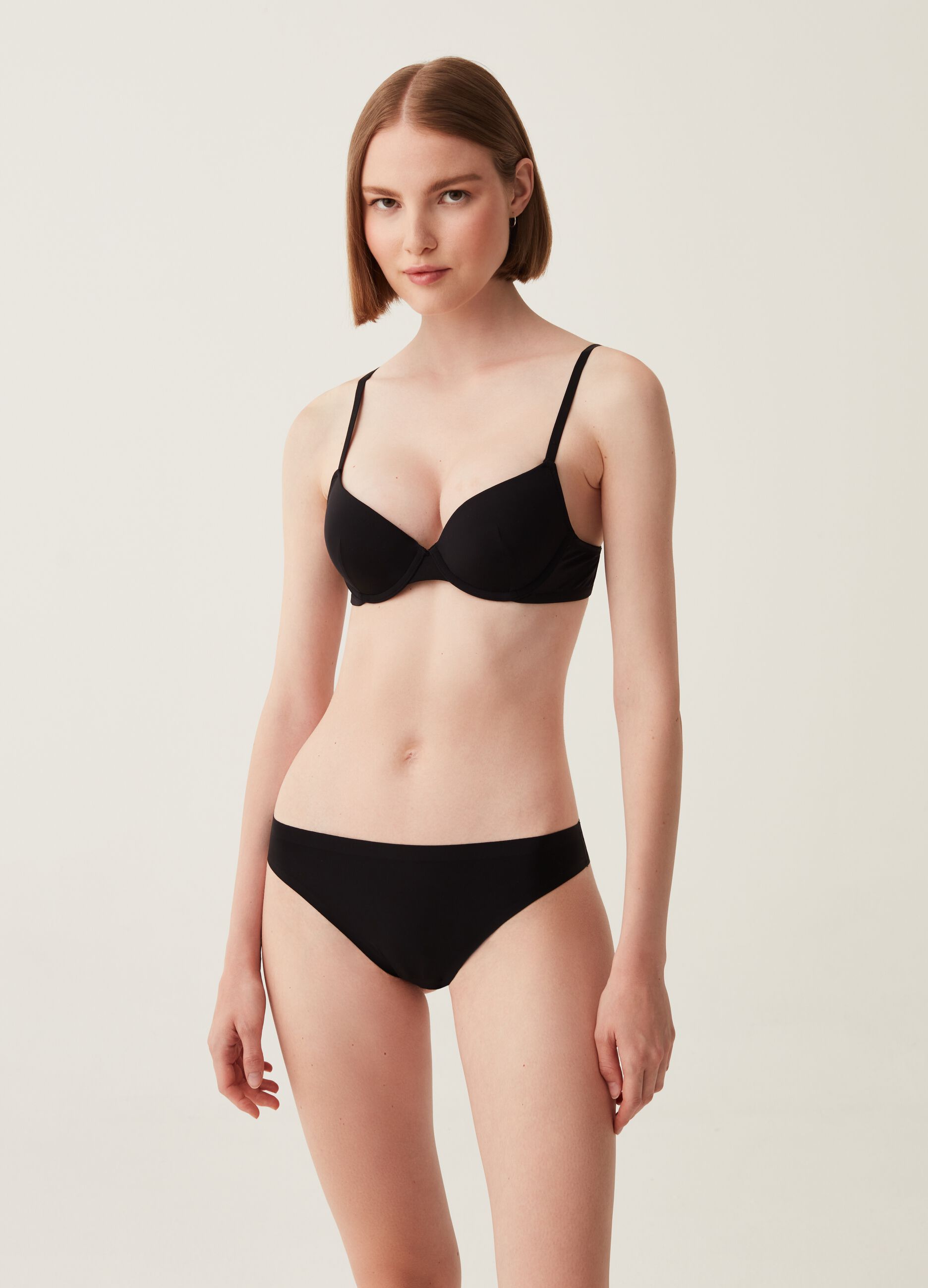 The One Brazilian-cut briefs without seams