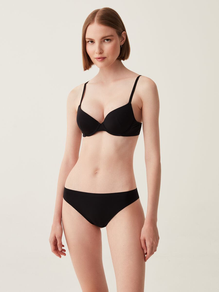 The One Brazilian-cut briefs without seams_0