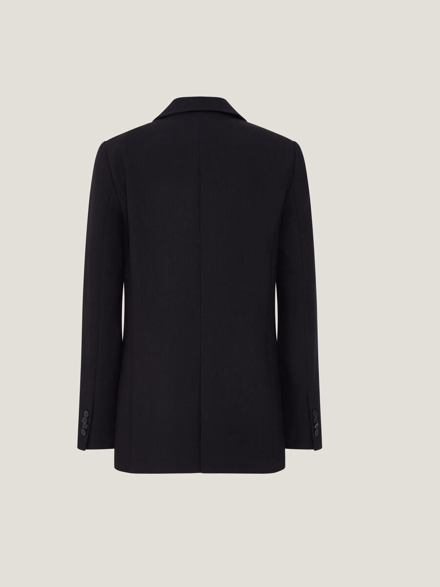 Blazer monopetto tinta unita_5