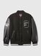 Varsity bomber jacket with glossy-effect sleeves_4