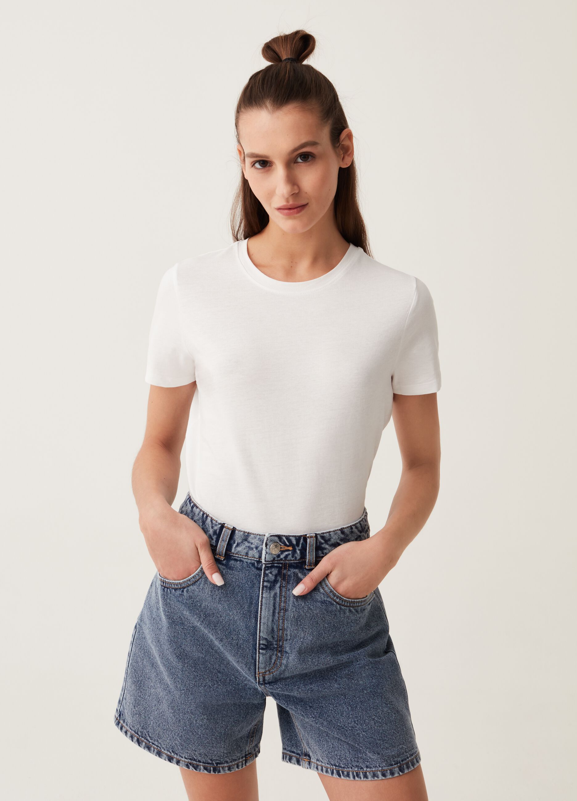 Ovs Shorts mom fit in denim