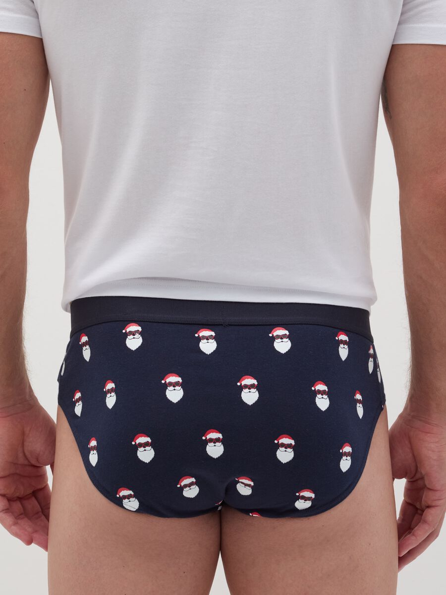 Stretch organic cotton briefs with all-over print_3