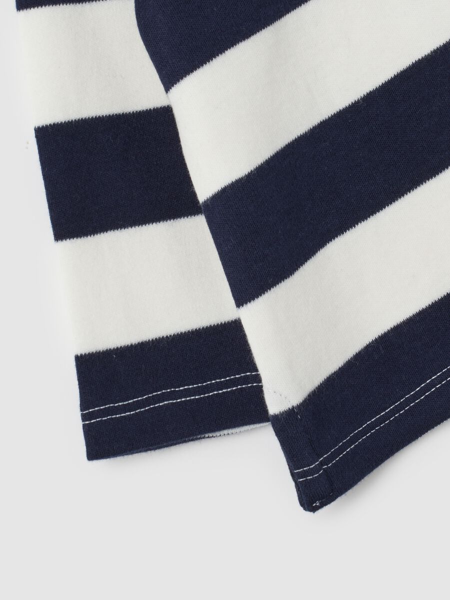 Baby pure cotton striped polo regular fit_3