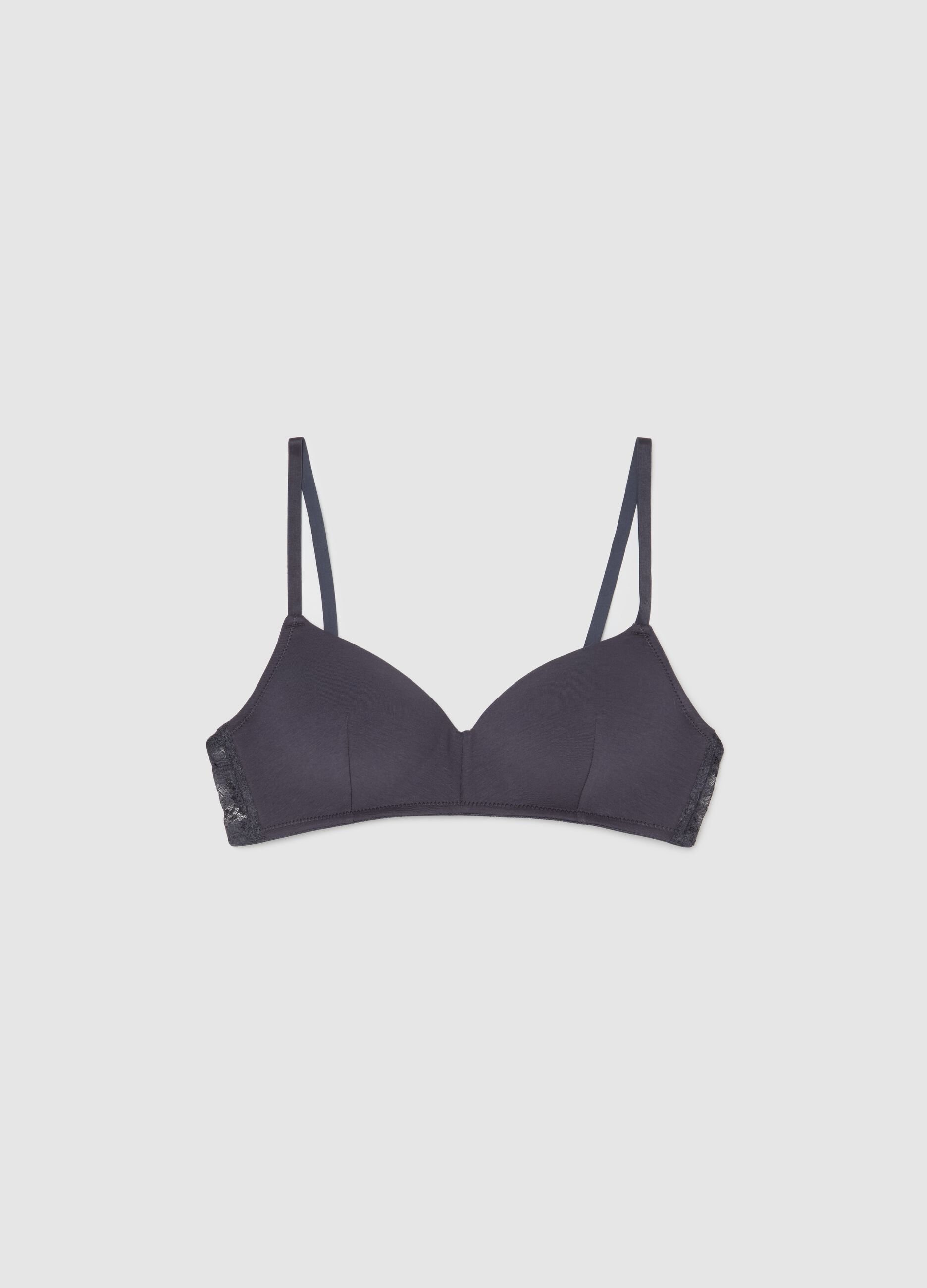 Nicole bra with lace inserts