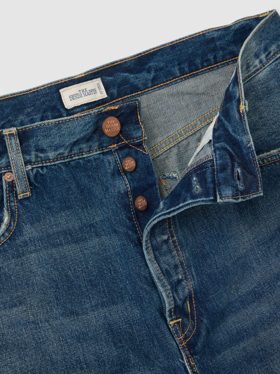 Jeans in puro cotone denim regular fit_5