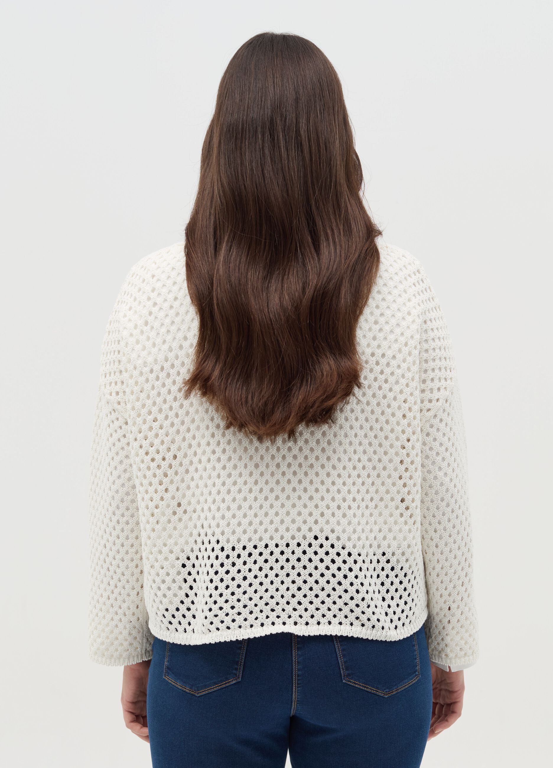 Curvy crochet top