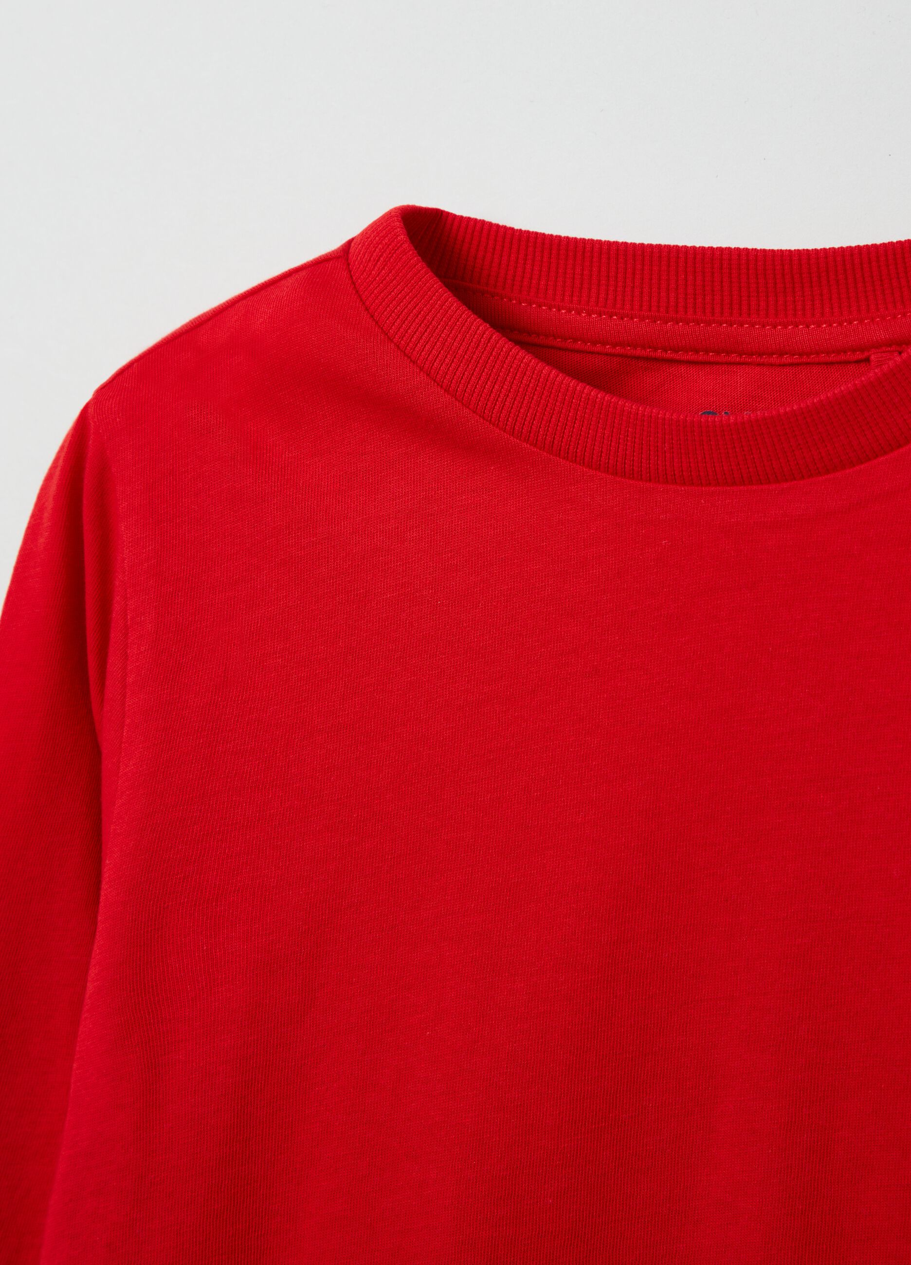 T shirt a maniche lunghe in cotone
