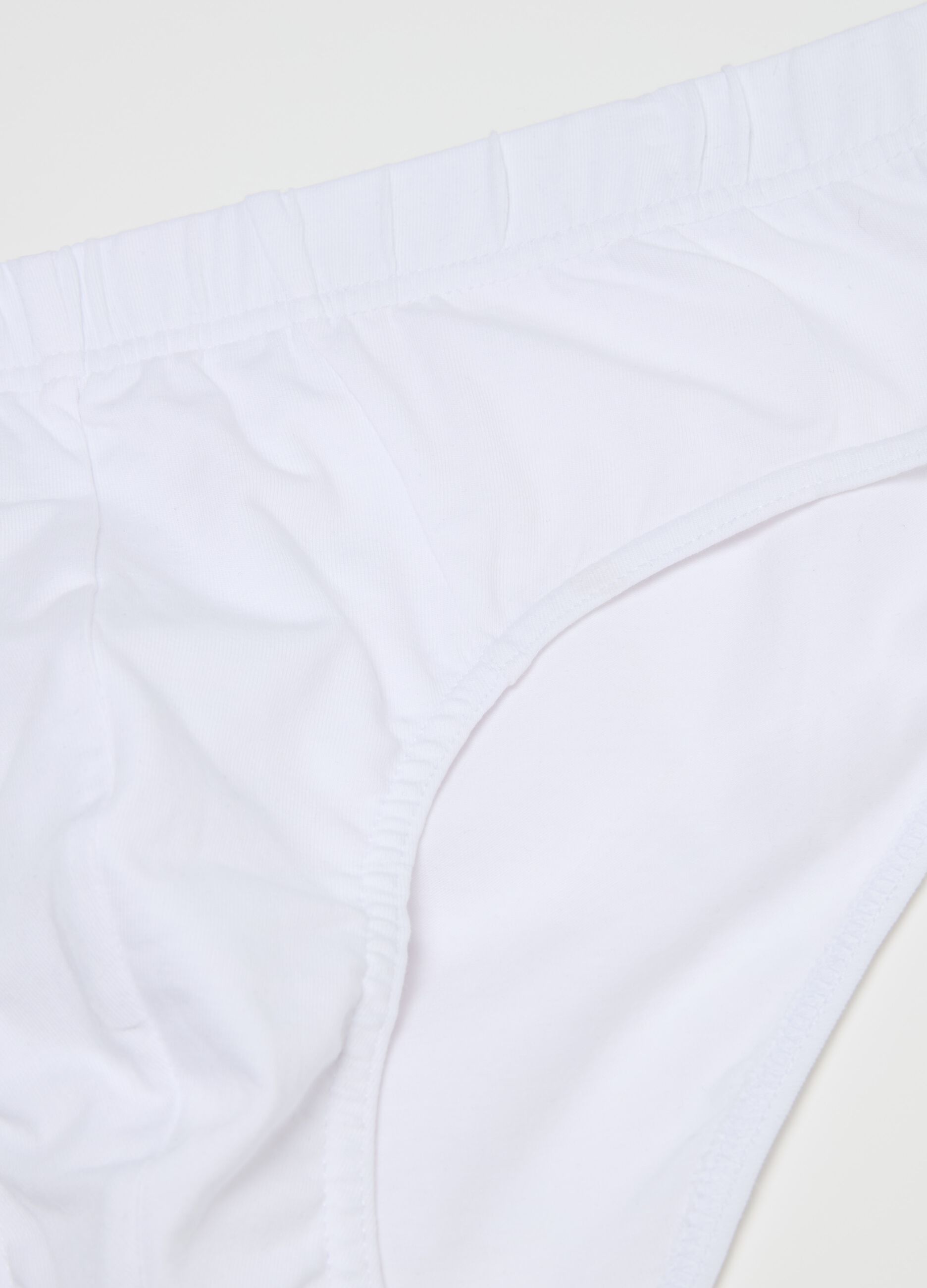 Briefs in stretch cotton