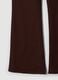 Leggings marroni flare in tessuto elasticizzato traspirante ALTAVIA STUDIO_8