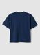 Children's Regular Fit Blue Pure Cotton T-shirt_1