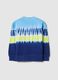 Kids' Regular Fit Multicolour Tie-Dye Pure Cotton Sweatshirt_4