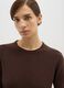 Brown Crew Neck Sweater_3