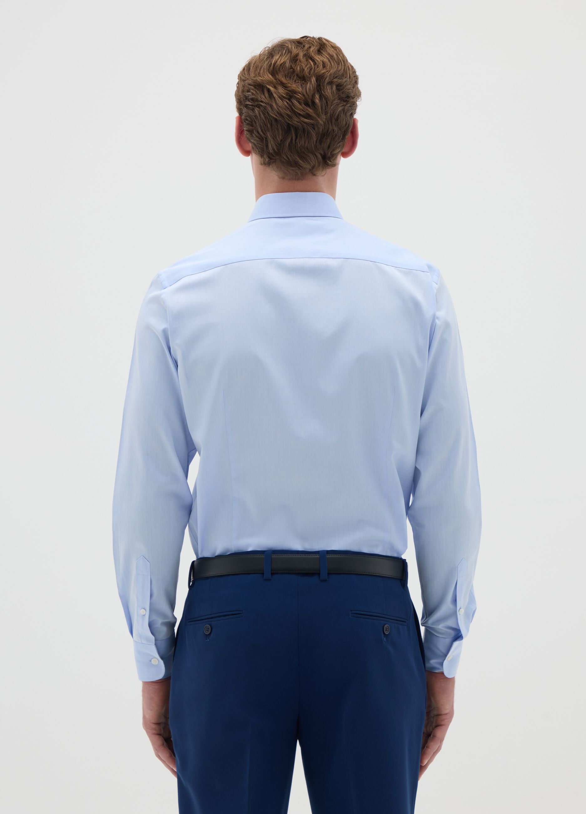 Slim-fit shirt in cotton