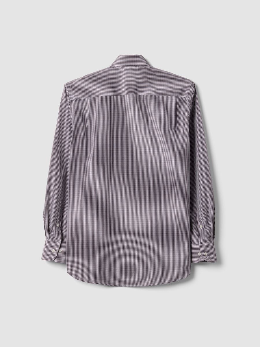 Camicia easy iron multicolor in misto cotone con collo button down regular fit_5