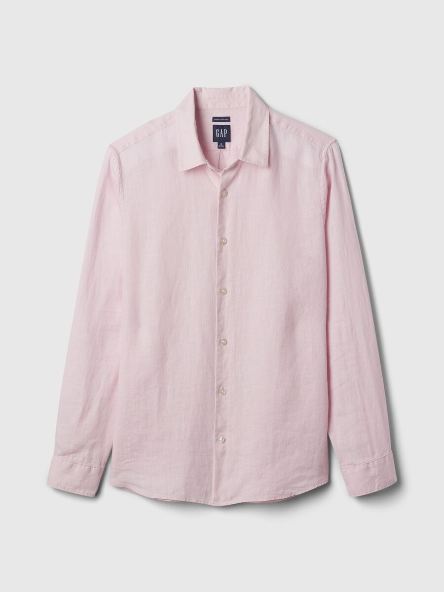 Regular-fit shirt in linen_3