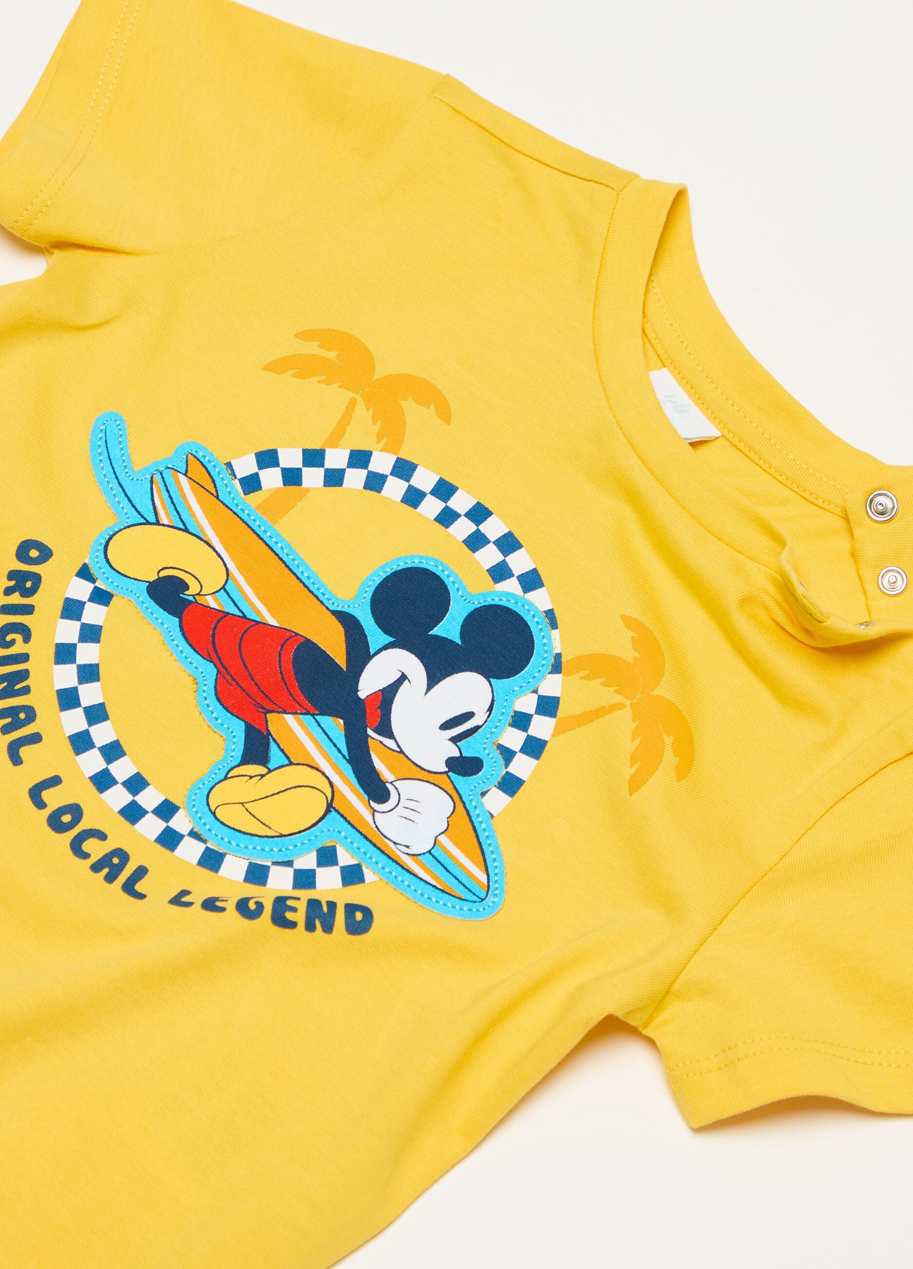 Cotton jogging set with Mickey Mouse print