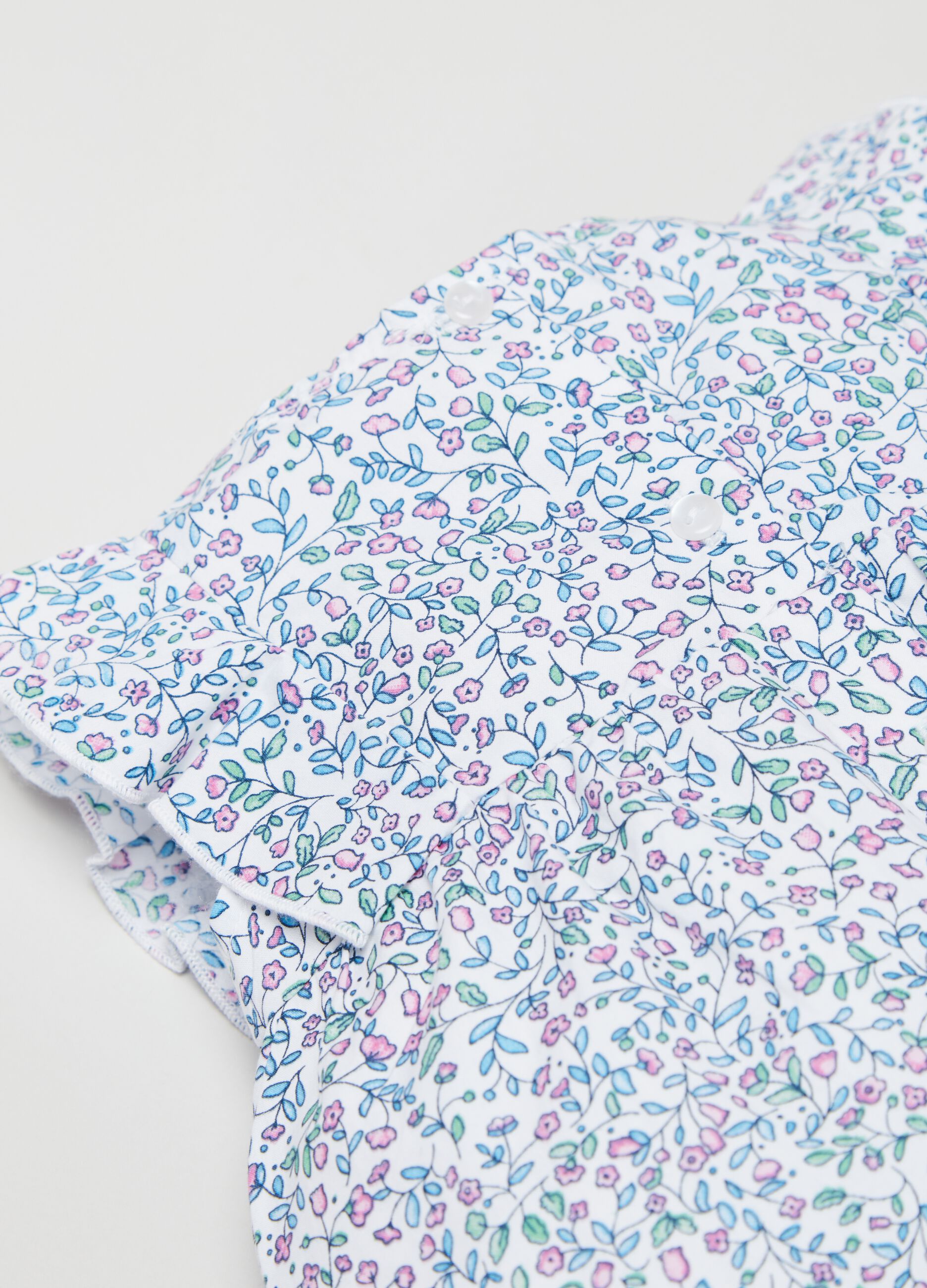 Set vestitino e culotte con fantasia floreale_1
