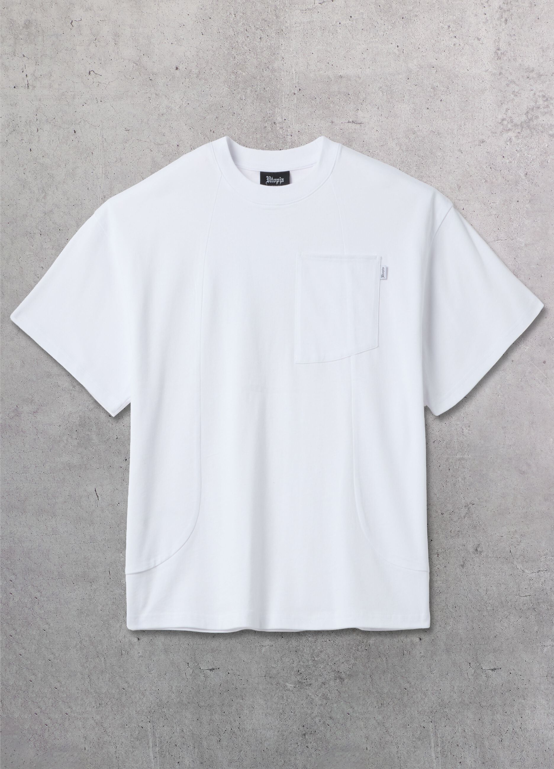 White Graphic Pocket T-shirt