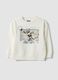 White organic cotton crew-neck sweatshirt_0
