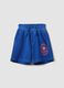 Boys&rsquo; blue 100% cotton cargo shorts &ndash; baggy fit_3