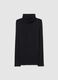 Black Regular Fit Turtleneck Jumper_4