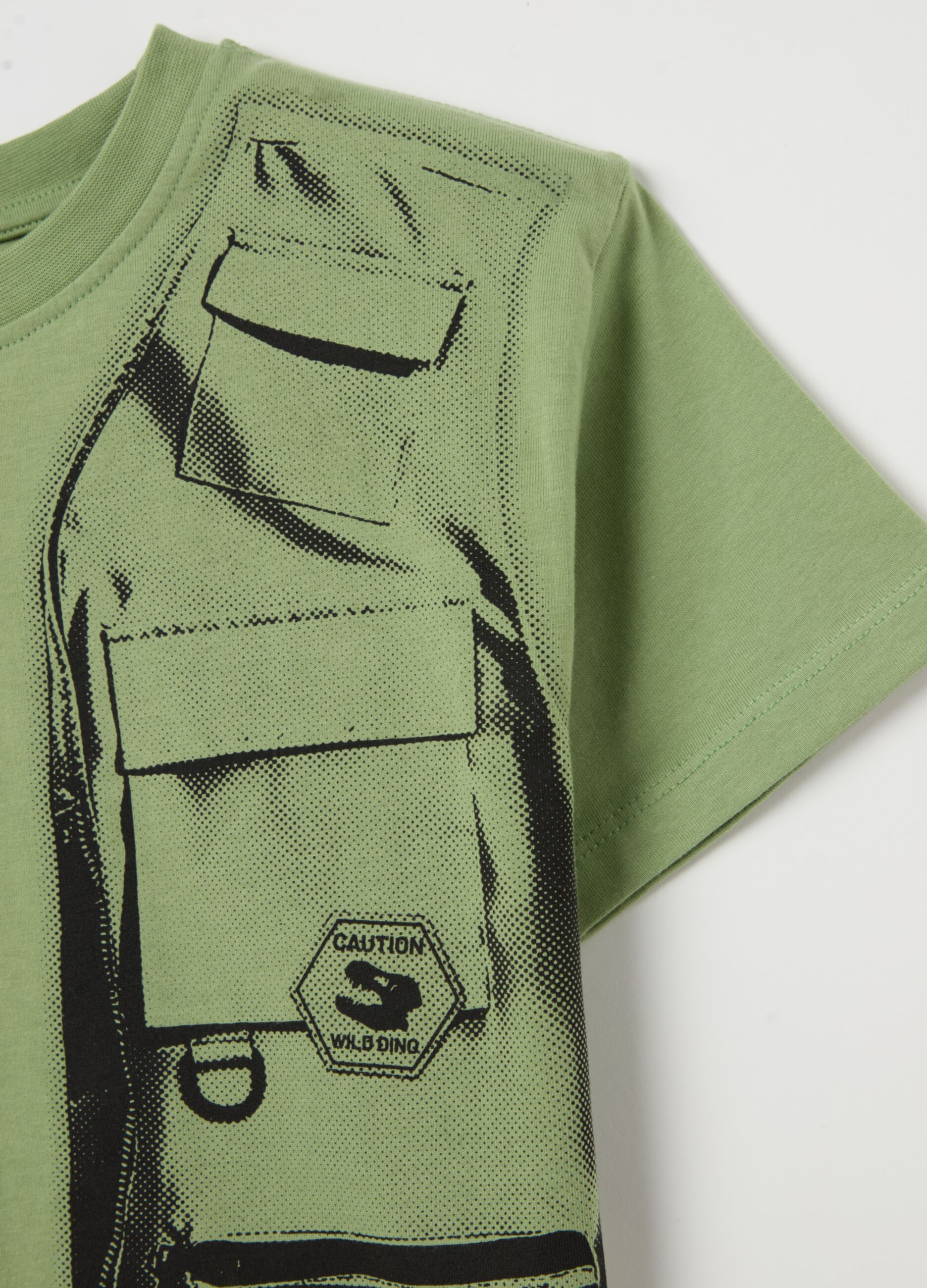 Cotton T-shirt with print