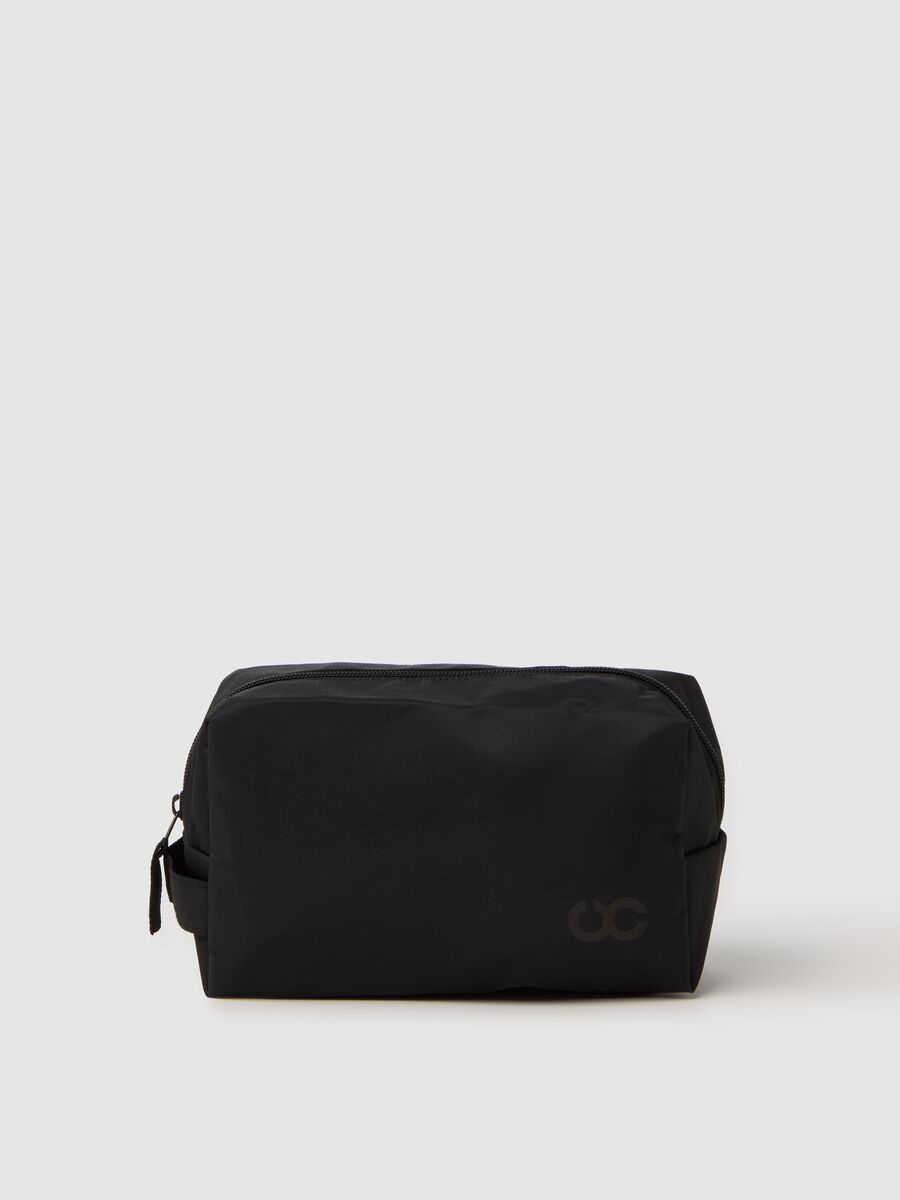 Compact men's black crossbody bag_0