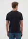 Black cotton regular fit T-shirt_3