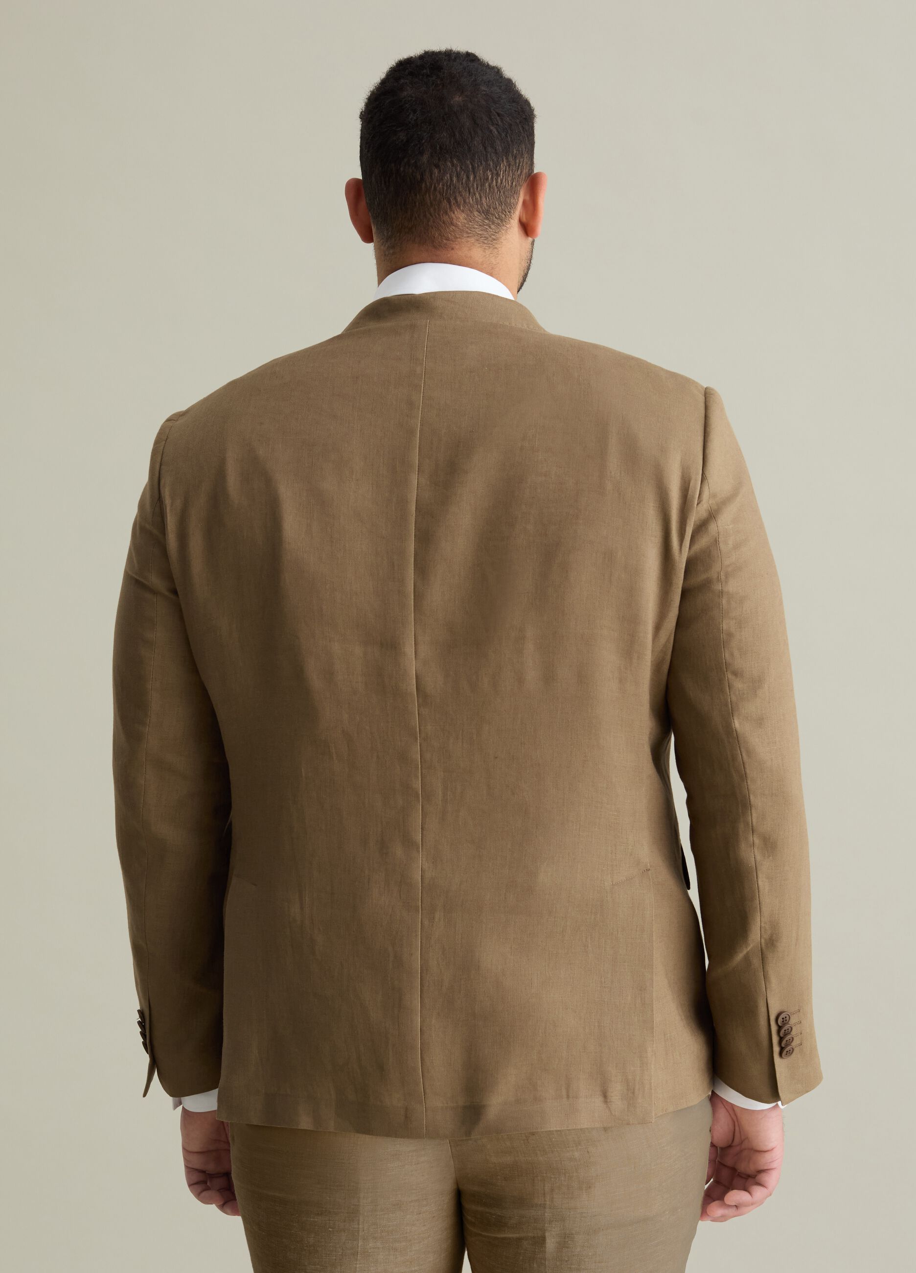 Plus Size oversized blazer in linen