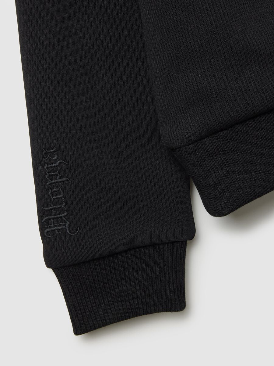 Reversible Teddy Full-Zip Hoodie Black_6