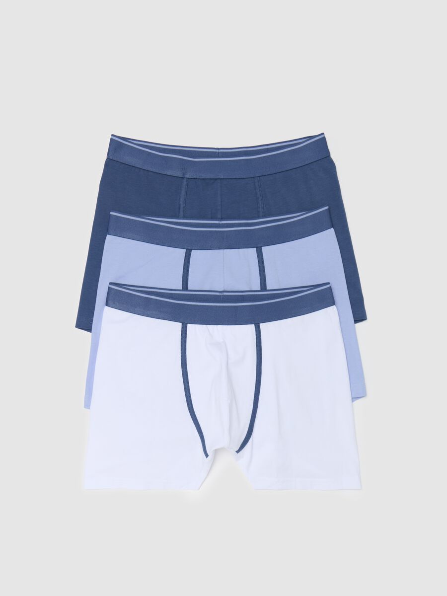 Three-pair pack midi boxer shorts in stretch cotton_4