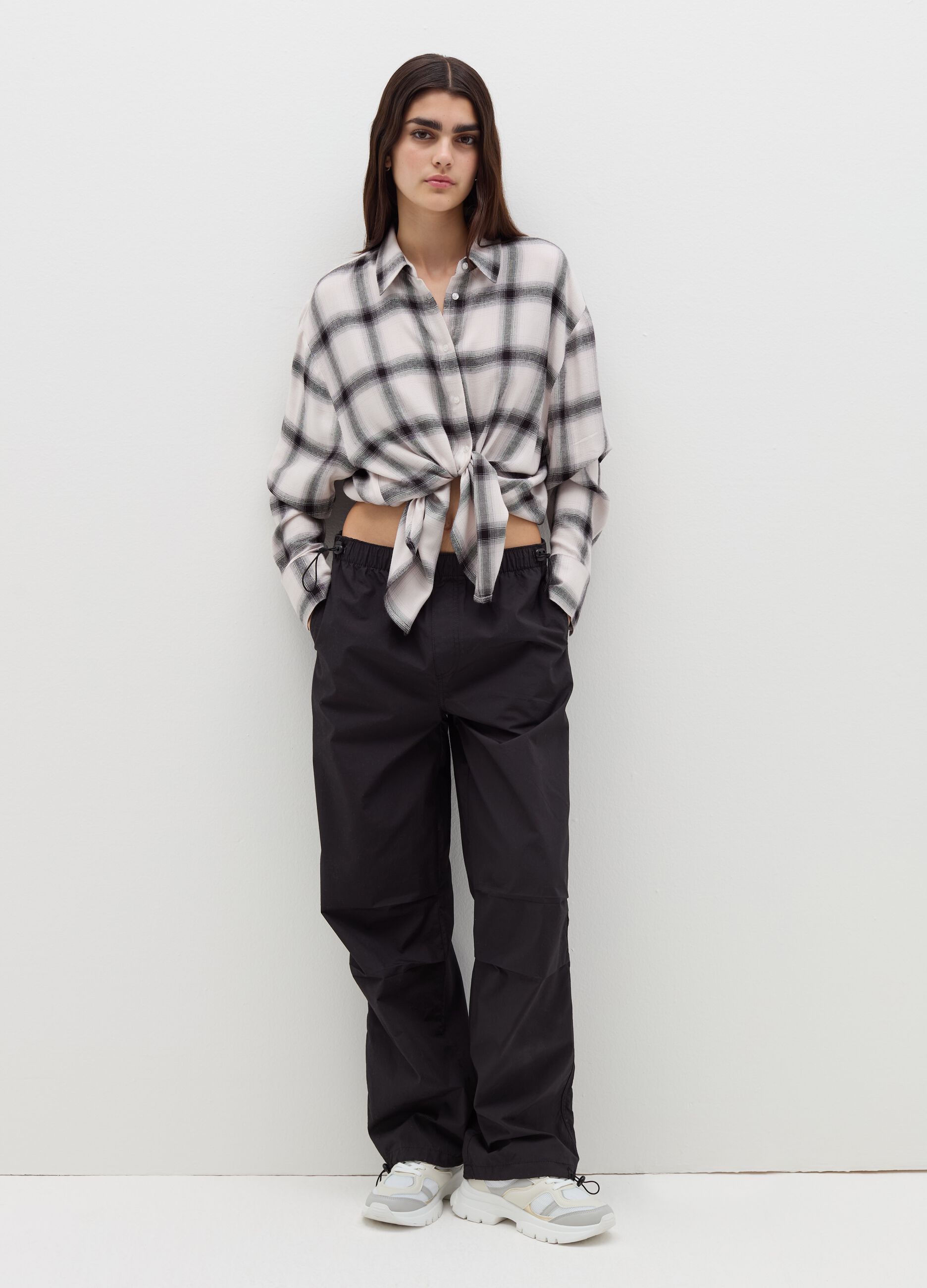 Shirt in check flannel
