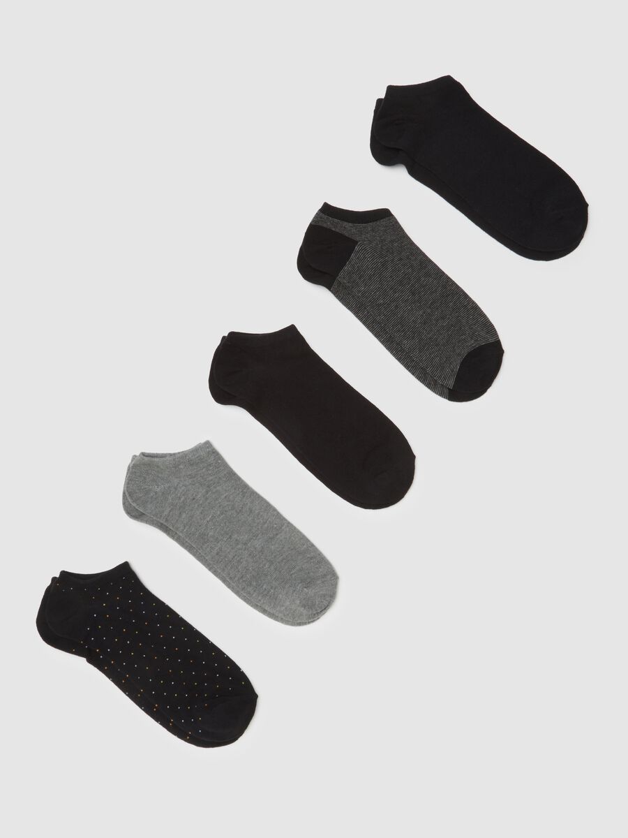 Multipack Set of Multicolour Cotton Blend Socks_0