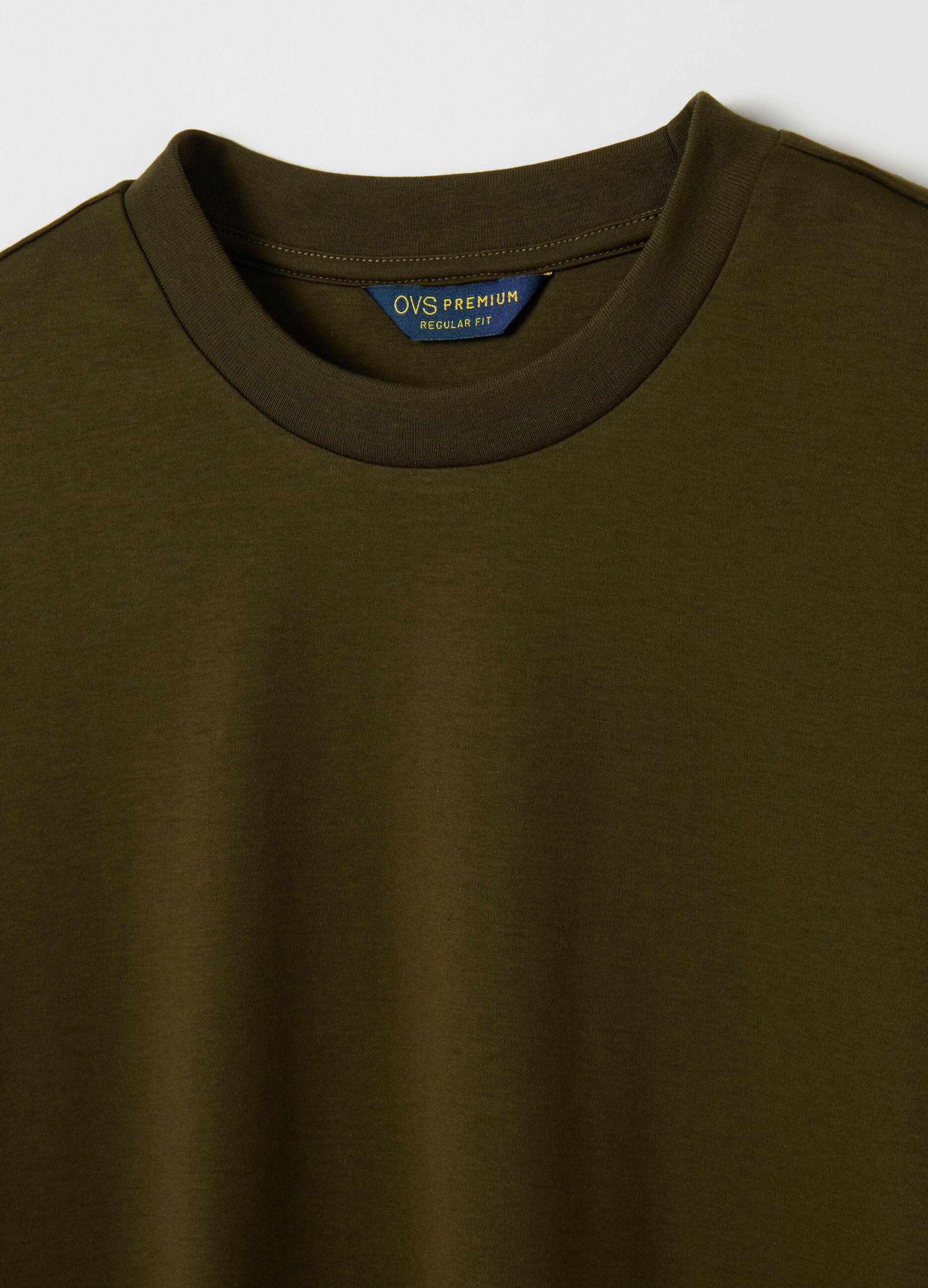 Regular-fit T-shirt with round neck