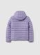 Girls' Regular Fit Mixed Purple Jacket_4