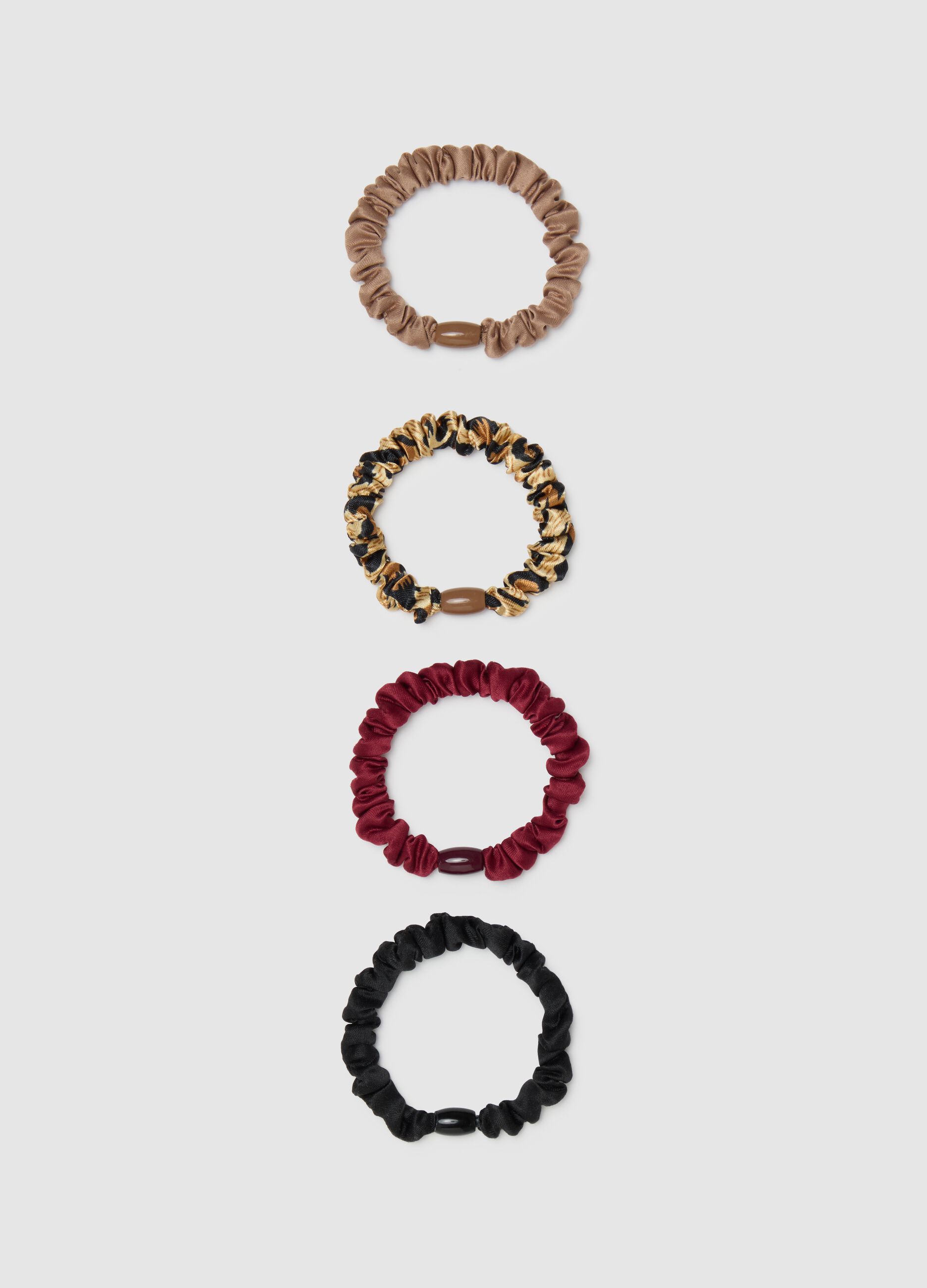 Women's multicolour hair tie set