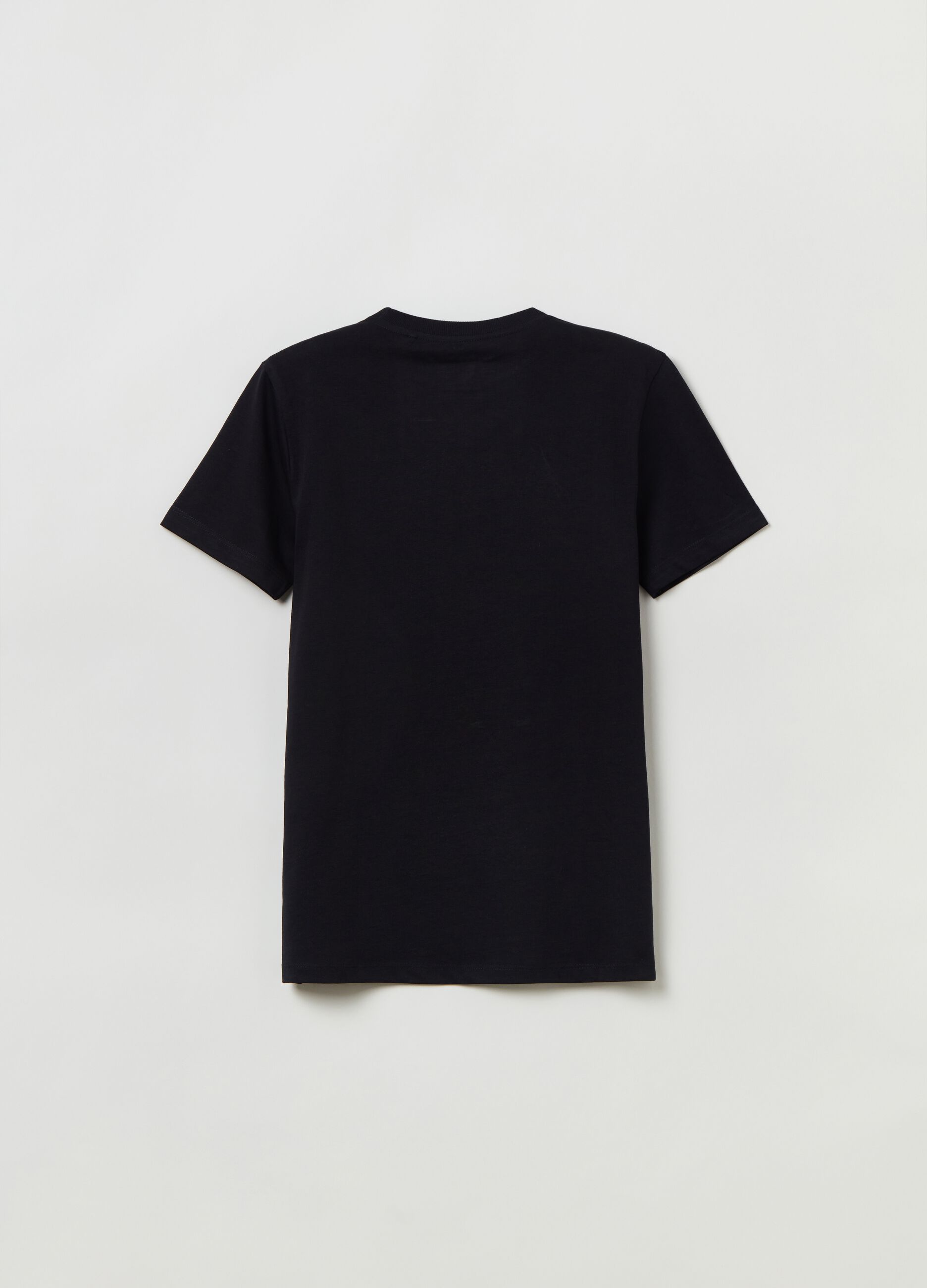 T-shirt in cotone con stampa_1
