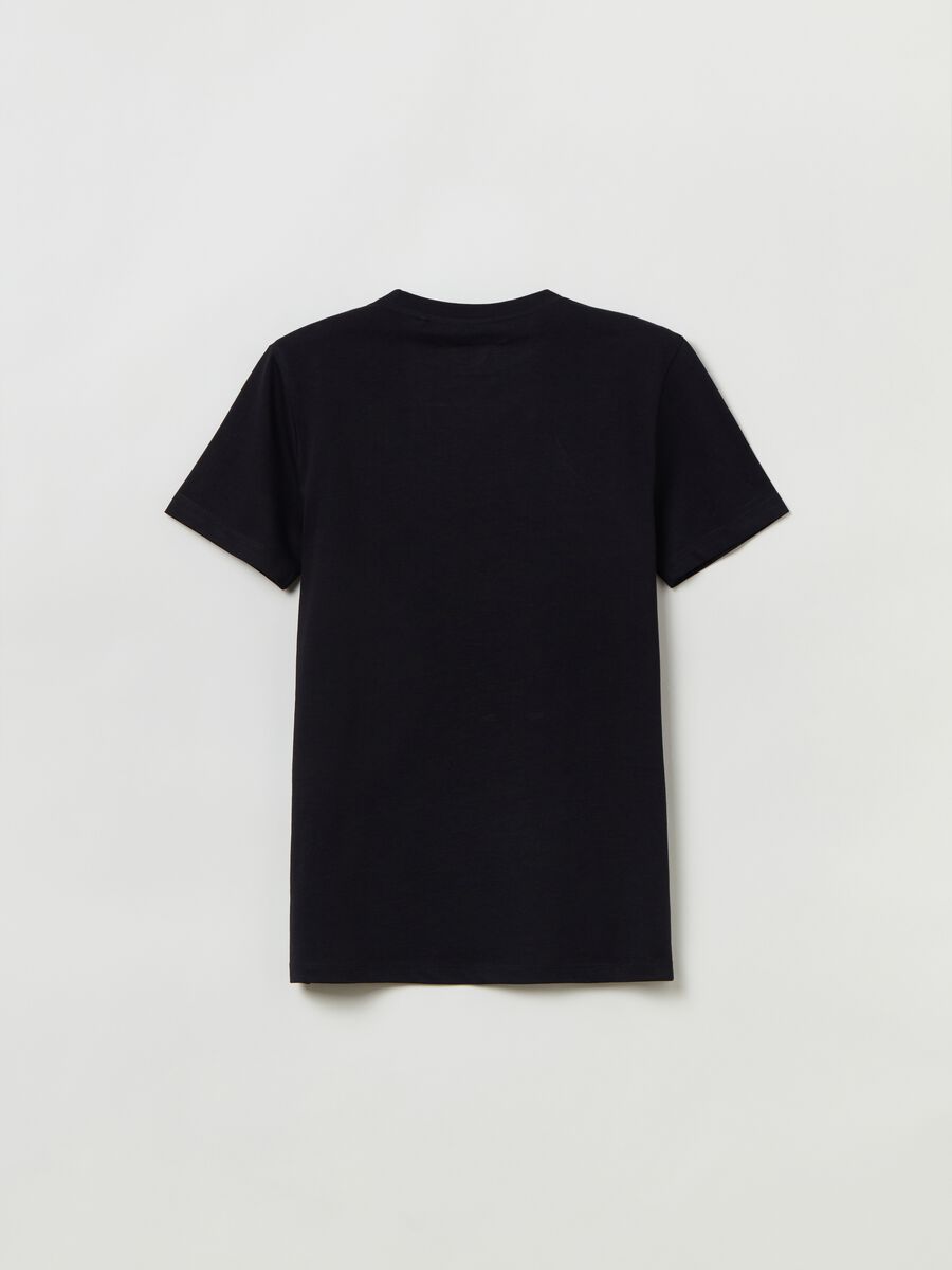 T-shirt in cotone con stampa_1