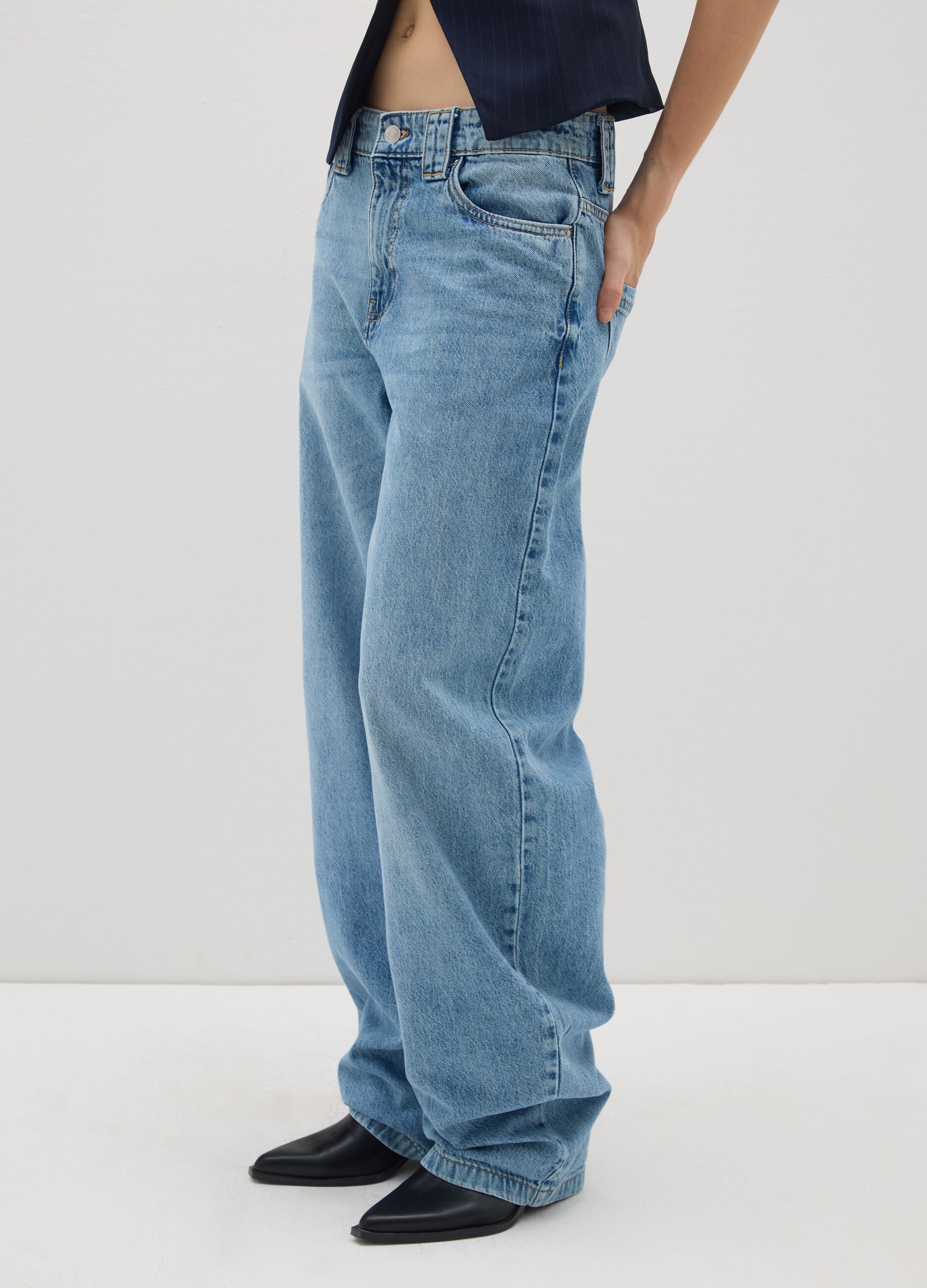 Jeans in puro cotone denim skater
