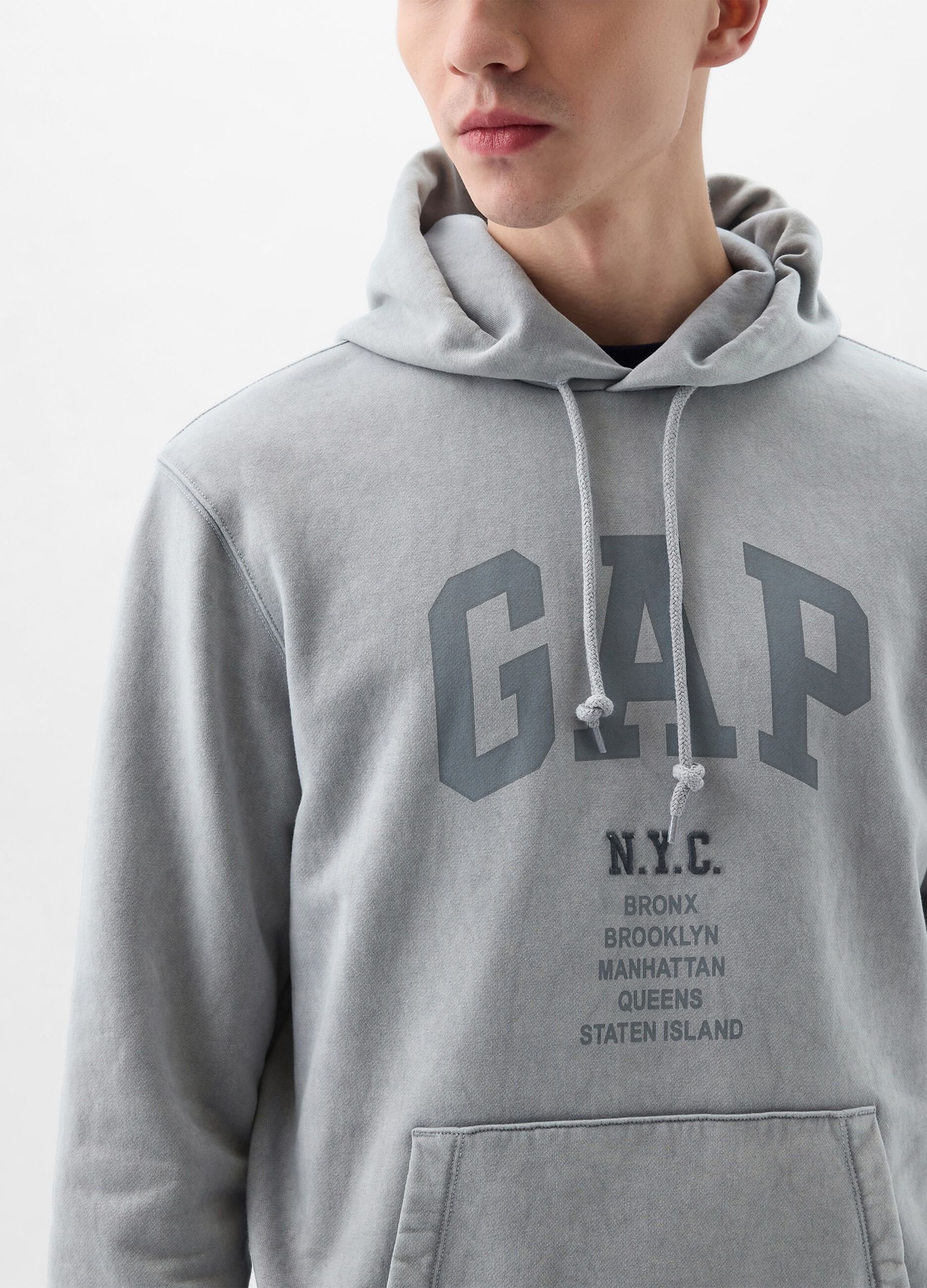 Hoodie with printed logo