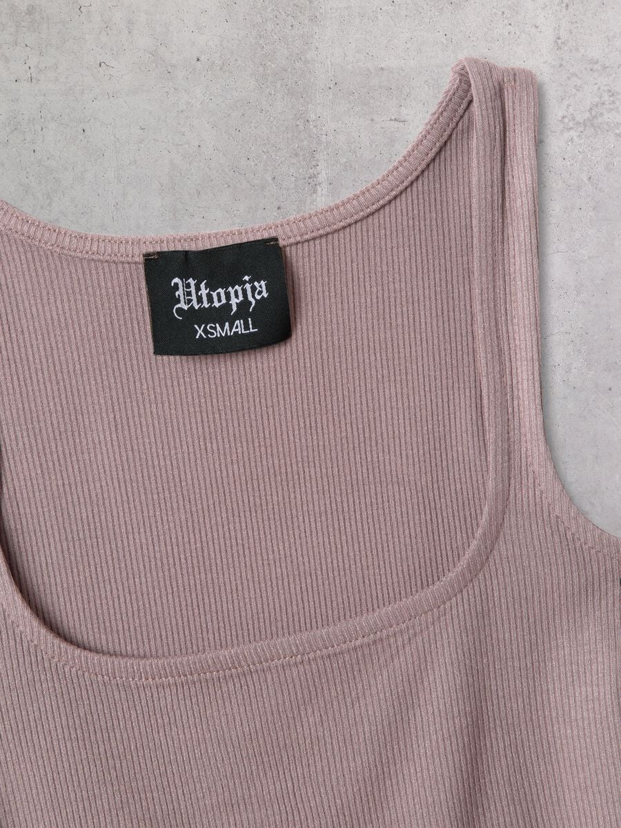 Tank Top Square Neck Mocha_6
