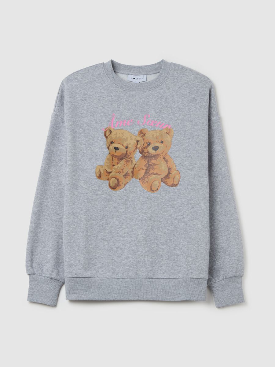 Round neck sweatshirt with print_4