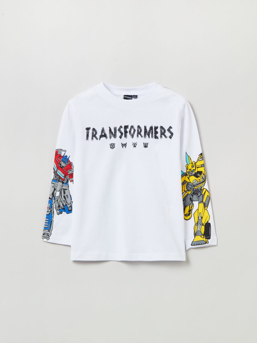 T-shirt maniche lunghe stampa Transformers_0