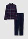 Multicoloured plaid regular fit pyjamas_4